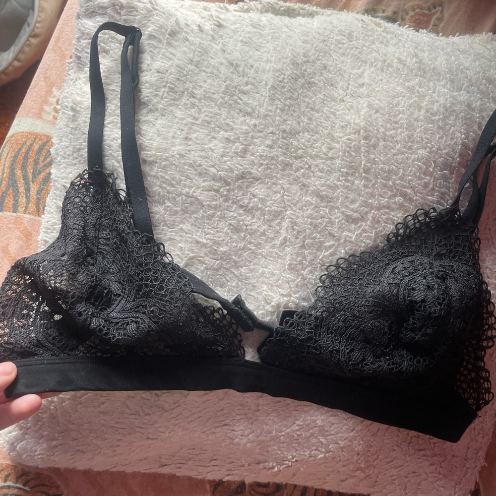 Victoria's Secret Black Lace Bralette